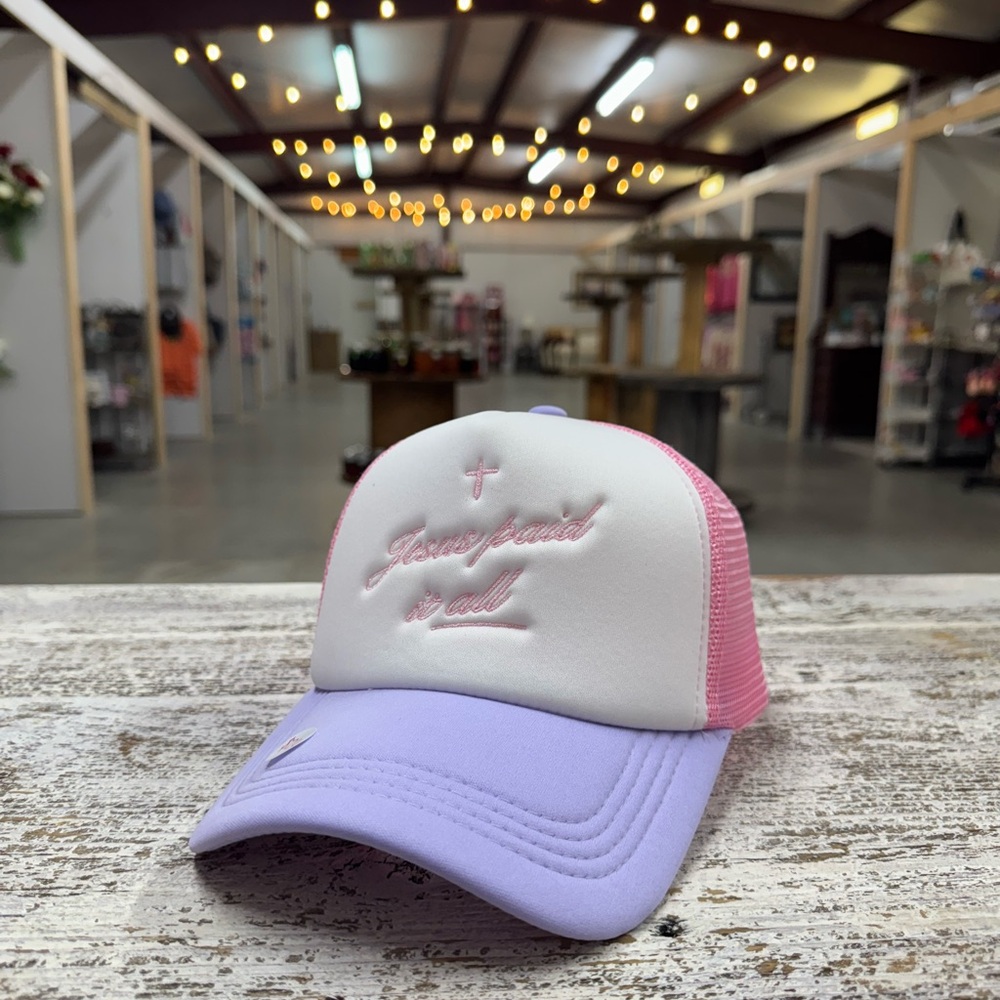 Pink and Purple Trucker Hat